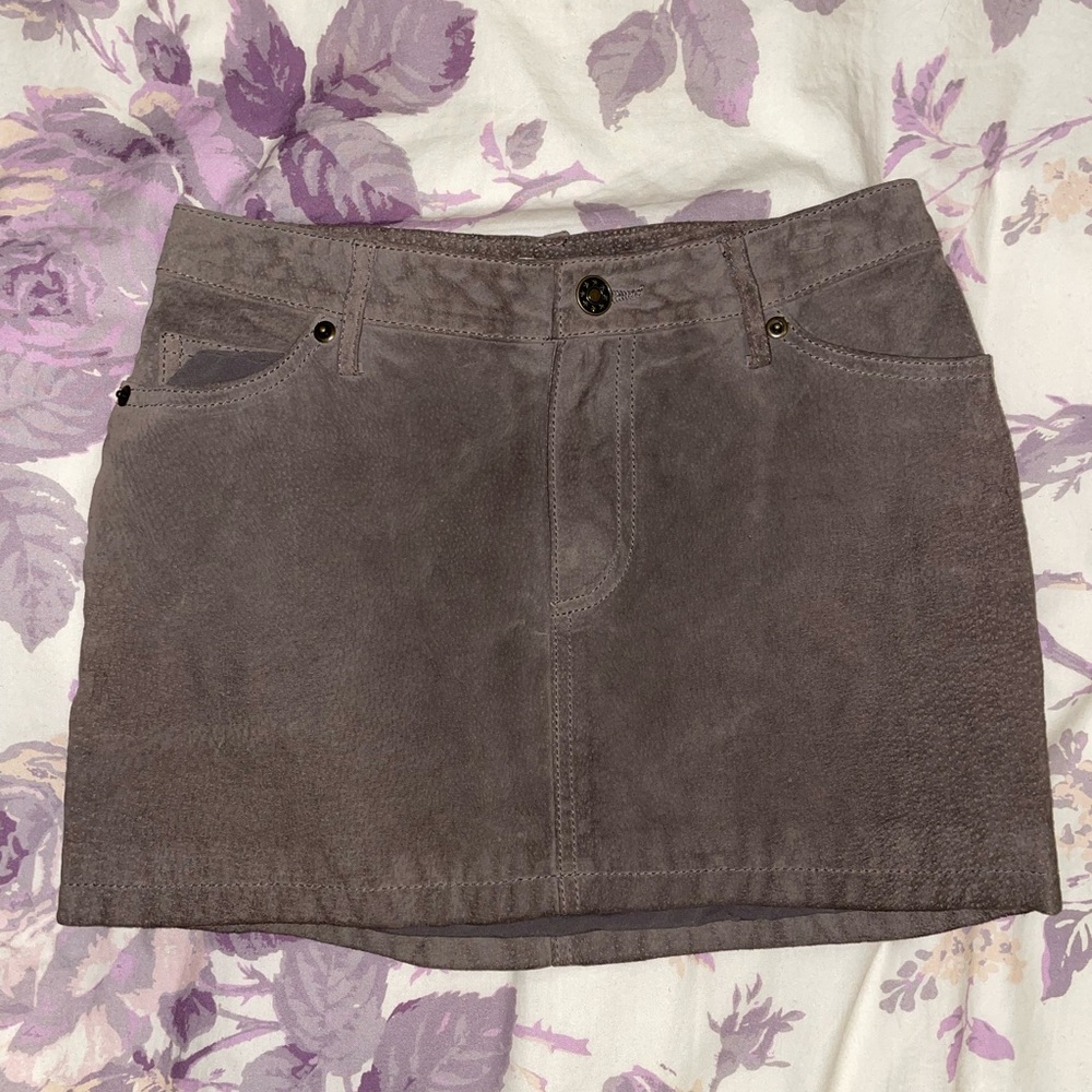 Urban Outfitters 100% Genuine Leather Mini Skirt